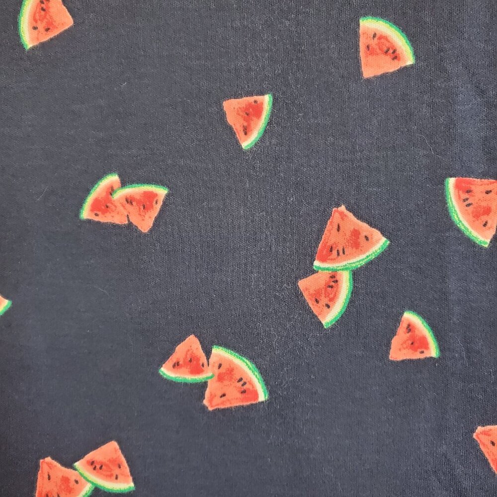 Kim Rogers Curvy Women's T-Shirt 1X Novelty Watermelon Graphic Print 100% Cotton - Picture 6 of 11